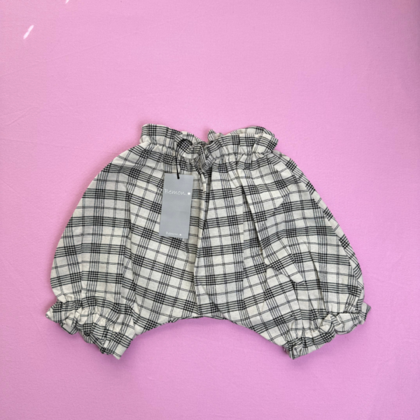 Korean style Plaid baby Shorts Size 18-24 Months Korean brand Bemon - Image 4